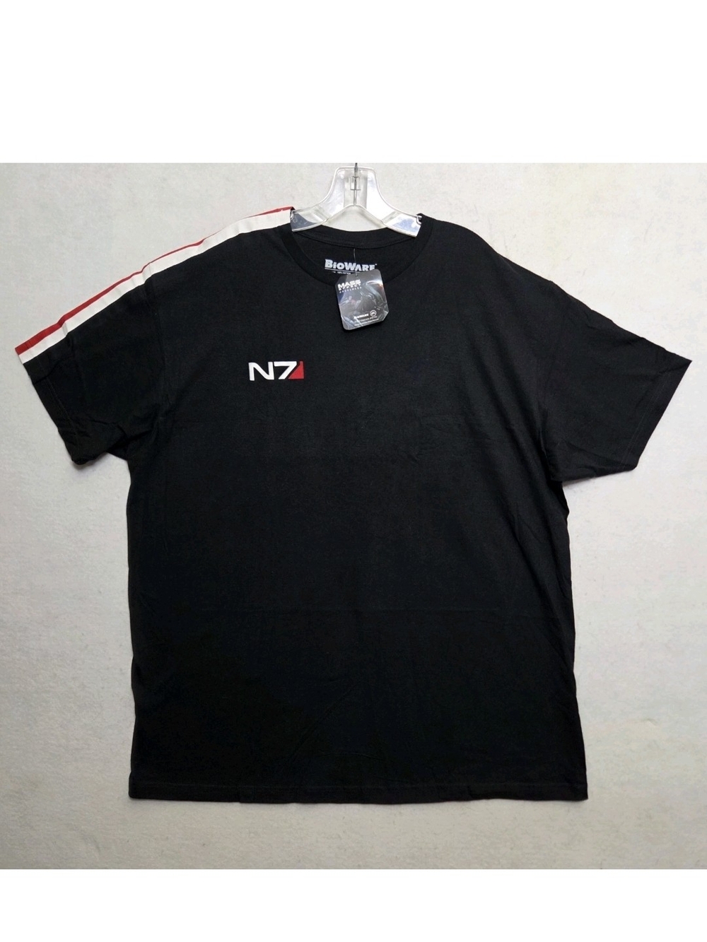Mass Effect N7 Armour Stripe TShirt 2XL BioWare Andromeda Video Game Geek NWT
